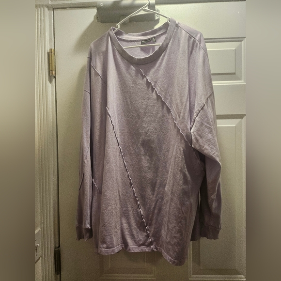 ASOS Tops - ASOS Lavender Sweatshirt with Seam Detail